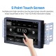 Universal 7 inch Android 12.0 Double DIN Touchscreen Radio for Toyota Hyundai Kia Nissan Volkswagen Suzuki Honda with GPS Navigation System support Bluetooth Music Rear View Camera