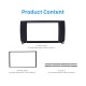 Black Double Din Car Radio Fascia for 2009 ROVER MG7 Autostereo Interface Dash Mount DVD Player Fitting Frame