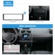 Superb 1 Din car radio Fascia for 2005 RENAULT MEGANE Audio Fitting Adaptor stereo installation Frame Dash Mount Kit Adaptor