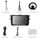 9 inch Android 11.0 GPS navigation system for 2006-2011 Toyota COROLLA with Bluetooth Radio HD 1024*600 touch screen OBD2 DVR TV 1080P Video 3G WIFI  Steering Wheel Control  USB SD backup camera  Quad-core CPU Mirror link 