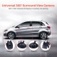 Universal 360°Surround View Car Parking Assistant System with 4 180°Cameras 2D Display Backup Reverse Assistance Car Kit Parking System