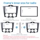 High Quality 2DIN 2003+ Mazda RX8 Car Radio Fascia Auto Stereo Panel kit CD Trim Dash Installation Refit Frame Car Kit 