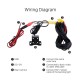 Seicane Hot Selling HD High definition 170 Degree Wide Angle Vision for Parking Car Reverse Rear View Backup Camera