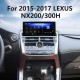 10.25 inch Android 13.0 for 2015 2016 2017 LEXUS NX200 300H Stereo GPS navigation system with Bluetooth TouchScreen support Rearview Camera