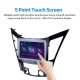 9 Inch All-in-One Android 14.0 GPS Navigation system For 2011-2015 HYUNDAI Sonata i40 i45 with Touch Screen TPMS DVR OBD II Rear camera AUX USB SD Steering Wheel Control  WiFi Video Radio Bluetooth