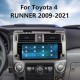 Android 12.0 Carplay 10.33 inch Full Fit Screen for 2009 2010 2011-2017 Toyota 4 Runner GPS Navigation Radio with bluetooth