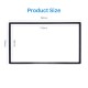 Universal 178*100mm 2Din HONDA FIT Jazz automobile Car Radio Fascia Audio frame Trim Installation Kit Dashboard Panel 