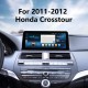 12.3 inch Android 12.0 for 2008 2009-2013 Honda Accord 8 2011 2012 Honda Crosstour Stereo GPS navigation system with Bluetooth TouchScreen support Rearview Camera