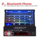7 inch Auto Retractable Touchscreen 1 Din Universal Radio GPS Navigation system Support DVD Player MP5 USB SD Bluetooth