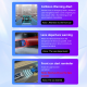 11.26" 4K Dash Camera Car Dvr WiFi ADAS BSD with 4K  Front Camera 1080P Rear Camera AHD 