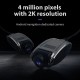 AR Navigation Recorder 2K Dash Camera Car Dvr ADAS USB with 1080P HD Vision 170°ultra wide angle
