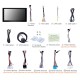 Universal 7 inch Android 12.0 Double DIN Touchscreen Radio for Toyota Hyundai Kia Nissan Volkswagen Suzuki Honda with GPS Navigation System support Bluetooth Music Rear View Camera