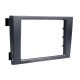 Black Double Din 2002-2006 Audi A6 Car Radio Fascia Panel Adaptor DVD Frame Dash Installation Kit