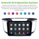 10.1 Inch Android 10.0 Radio For 2014 2015 HYUNDAI IX25 Creta with 3G WiFi Bluetooth GPS Navigation system Capacitive Touch Screen TPMS DVR OBD II Rear camera AUX Headrest Monitor Control USB SD Video