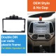 Excellent Black Double Din 2008+ Hyundai i-20 Car Radio Fascia Plate Frame Installation Kit DVD Stereo Player