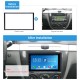 Universal Black 173*98mm Double Din Honda Accord Civic CR-V HR-V Odyssey Prelude automobile Car Radio Fascia Dash Mount Trim Install Frame DVD Player 