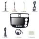 OEM 9 inch Android 14.0 for 2001-2005 Honda Civic Manual A/C Radio with Bluetooth HD Touchscreen GPS Navigation System support Carplay DAB+