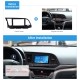 Perfect Double Din 2015 HYUNDAI ELANTRA LHD Car Radio Fascia Trim Bezel DVD Stereo Player Panel Frame 