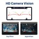 170 Degree HD Wide Angle Large Viewing Night Vision Waterproof License Plate Rearview Camera Car Parking Reversing Assistance system