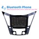 9 inch Android 11.0 Radio GPS navigation system for 2011-2015 Hyundai SONATA with Bluetooth HD 1024*600 touch screen Mirror link OBD2 DVR Rearview camera TV 1080P Video 3G WIFI Steering Wheel Control USB
