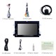 Android 11.0 DVD GPS In Dash Radio System for 2005-2009 Ford Mustang with 3G WiFi Bluetooth Mirror Link OBD2 Rearview Camera