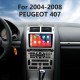 9 inch Android 13.0  for 2004 2005 2006 2007 2008 PEUGEOT 407 Carplay Android auto Stereo GPS navigation system Bluetooth with DAB OBD2 DVR TPMS Rearview Camera