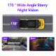 Car Rearview Camera for 2004-2014 Ford F-150 250 350 550 170° Wide Angle Starry Night Vision HD LENS