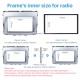 Great Double Din 2006+ Mazda 8 Car Radio Fascia Stereo Installation Dash Mount Audio Frame DVD CD Trim Panel 