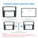 Classic Double Din 2010 Mitsubishi Pajero Car Radio Fascia Stereo Installation Dash Mount Adaptor DVD Frame