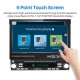 7 inch Android 10.0 Universal One DIN Car Radio GPS Navigation Multimedia Player with Bluetooth WIFI Music Support Mirror Link SWC DVR 1080P Video