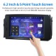 6.2 inch Android 12.0 Radio GPS Navigation DVD Player for 2007-2011 Mercedes Benz C class W204 C180 C200 C220 C230 C240 Support USB Bluetooth Music 1080P Video WIFI OBD2 DVR