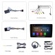 OEM Android 13.0 for 2014-2017 JEEP GRAND CHEROKEE Radio with Bluetooth 9 inch HD Touchscreen GPS Navigation System Carplay support DSP