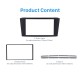 Black Double Din 2003-2008 Toyota Avensis Car Radio Fascia DVD Frame Stereo Player Face Plate Panel Adaptor