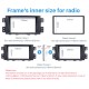 Superb Double Din Car Radio Fascia for 2008 2009 2010 2011 KIA BORREGO MOHAVE DVD Stereo Player Surround Panel Dash Frame Kit