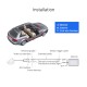 170 Degree Wide Angle Starlight HD Night Vision Rearview Camera Waterproof Parking Assistance system for Car Radio Big Screen