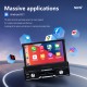 7 inch Universal One DIN Car Radio GPS Navigation Multimedia Player with Bluetooth WIFI Music Support Mirror Link SWC DVR 1080P Video