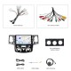 9 inch Android 14.0 for 2005 TOYOTA FORTUNER VIGO HILUX MANUAL AC Stereo GPS navigation system with Bluetooth TouchScreen support Rearview Camera