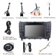 Android 10.0 GPS Navigation system for 2006-2011 Mercedes-Benz CLK W209 CLK270 CLK320 CLK350 CLK500 with Radio DVD Player Touch Screen Bluetooth WiFi TV HD 1080P Video Backup Camera steering wheel control USB SD