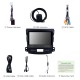 OEM 9 inch Android 11.0 Radio GPS navigation system for 2006-2014 Mitsubishi OUTLANDER Bluetooth HD 1024*600 touch screen OBD2 DVR TV 1080P Video 4G WIFI Steering Wheel Control USB backup camera Mirror link 