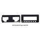 Popular Plastic 2010 Mitsubishi Pajero Sport MID Car Radio Fascia Audio Frame DVD Player Panel Adaptor 