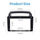 Fashionable 2Din 2013 KIA K5 Left Hand Drive Car Radio Fascia Stereo Interface Fitting Frame Audio Player