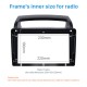 Fashionable 2Din 2013 KIA K5 Left Hand Drive Car Radio Fascia Stereo Interface Fitting Frame Audio Player