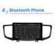 10.1 inch Android 13.0 Radio for 2016-2018 Honda Pilot Ridgeline RTS Bluetooth Touchscreen GPS Navigation Carplay USB AUX support TPMS DAB+ SWC