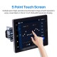 9.7 inch 2 DIN Universal 1024*600 Touchscreen Android 10.0 radio GPS Navigation System with WIFI 3G Bluetooth Music USB OBD2 AUX Radio Backup Camera Steering Wheel Control