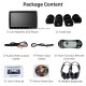 Brand new 10.1" HD 1024 * 600 high definition headrest MP5 Player Free Tilt Multilingual IR Transmitter FM Transmitter Game Function SD USB （1 pair）