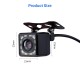 HD Car Rearview Camera with 12 LED Lights Reverse Parking Backup Monitor Kit CCD CMOS