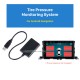Portable Car USB TPMS  with 4 Internal  External Sensors for Aftermarket Android radio Tire Pressure Monitoring Auto Alarm System