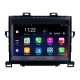 8 Inch 2009-2014 Toyota ALPHARD/Vellfire ANH20 Android 10.0 Radio GPS Navigation system with 3G WiFi Capacitive Touch Screen TPMS DVR OBD II Rear camera AUX Steering Wheel Control USB Bluetooth HD 1080P Video 