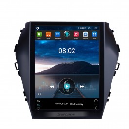 Écran tactile HD de 9,7 pouces pour 2015-2017 Hyundai Santafe IX45 Android 10.0 Radio GPS Navigation Prise en charge Bluetooth Caméra de recul OBD2