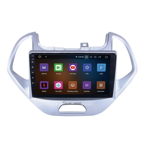 9 pouces Android 13.0 pour 2019 Radio de navigation GPS Ford Figo avec prise en charge de l&amp;amp;#39;écran tactile Bluetooth HD TPMS DVR Caméra Carplay DAB +